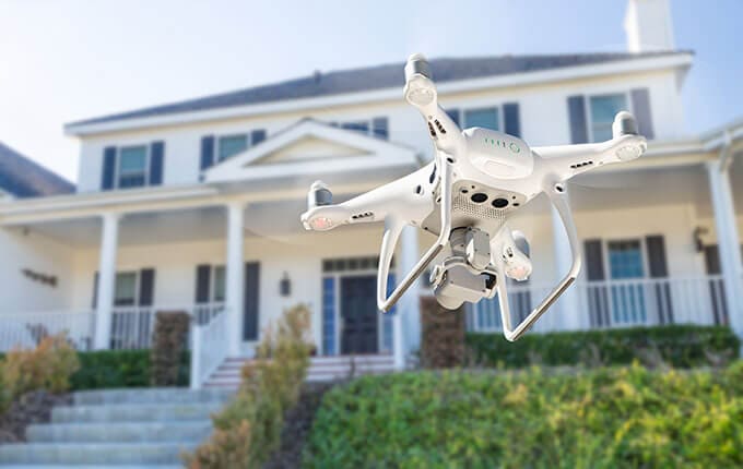 inspection par drone toiture Cowansville